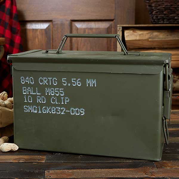 Authentic Personalized 50 Cal Ammo Box