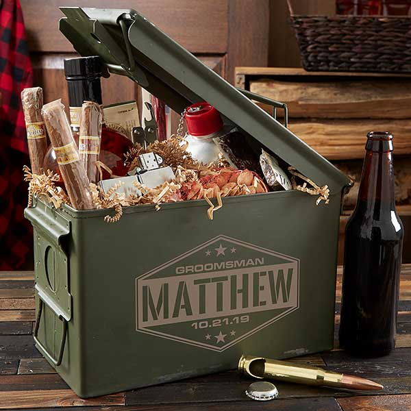 groomsman personalized 50 cal