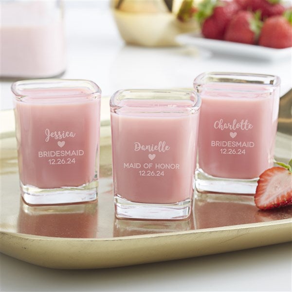 Personalized bridesmaid deals shot glasses