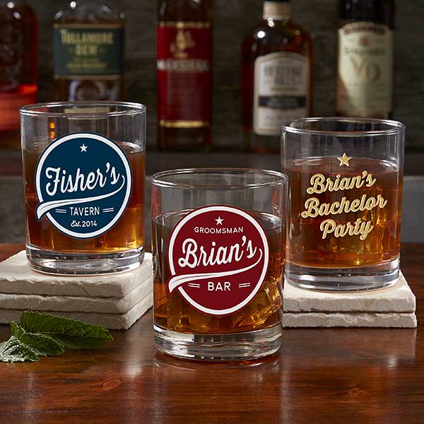 Brewing Co Personalized Printed Whiskey Glass - Personalized Crystal Whiskey Glasses Brewing Co Personalized Printed Whiskey Glass - Personalized Crystal Whiskey Glasses