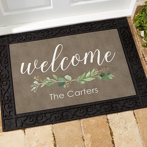Custom Family Name Doormat Personalize A Doormat With Your Name 