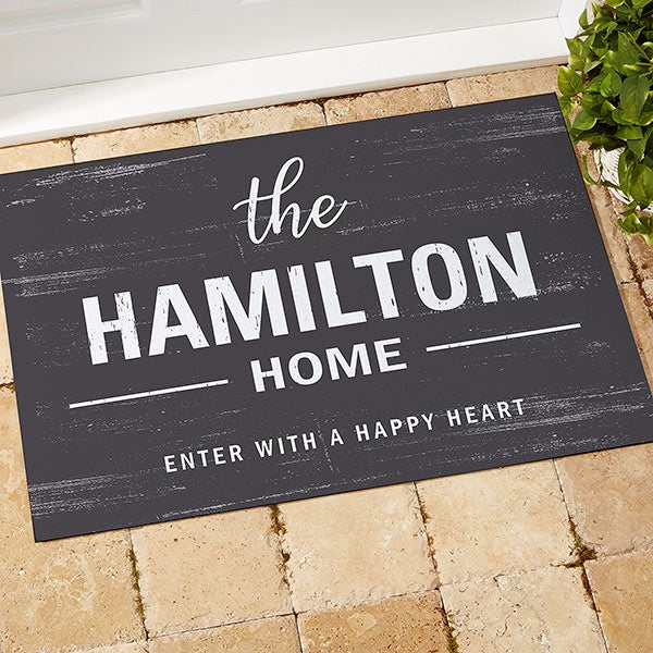 Personalized Doormats - Farmhouse Family Welcome - 21167