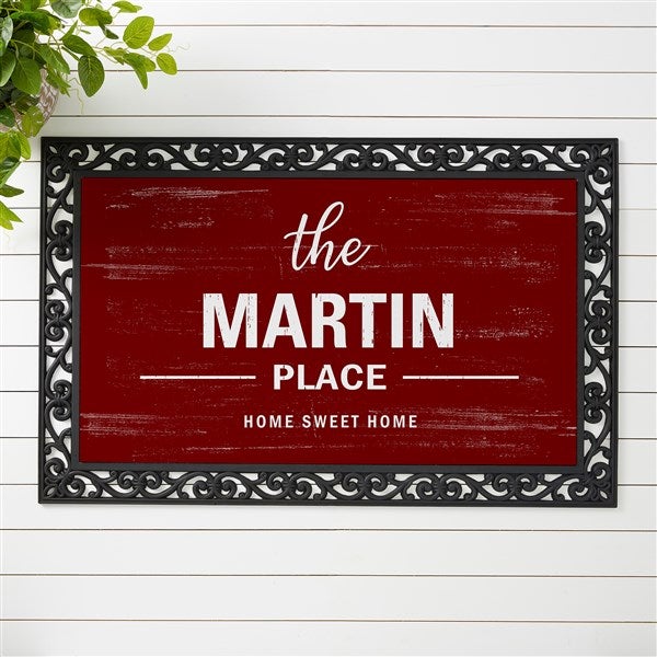 Personalized Doormats - Farmhouse Family Welcome - 21167