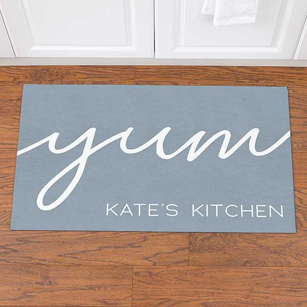 Personalized Kitchen Mats - Yum, Eat, Gather - 21173