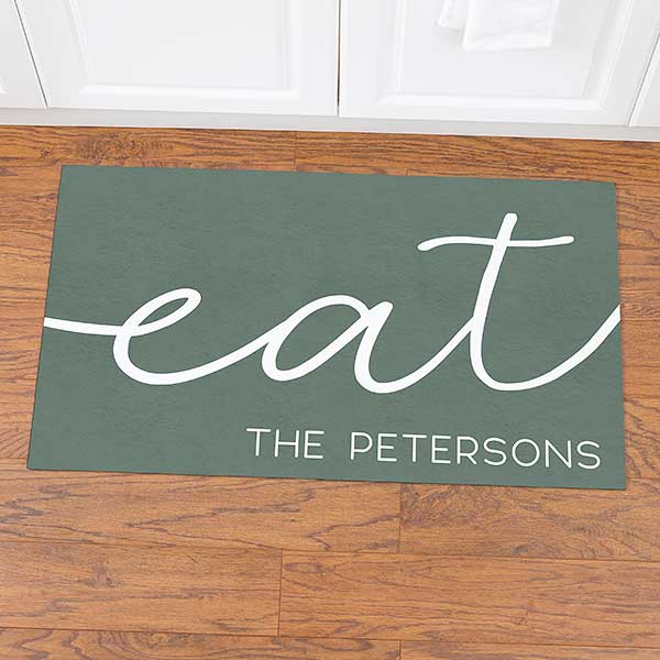 Personalized Kitchen Mats - Yum, Eat, Gather - 21173