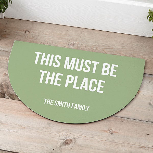 Personalized Half Round Doormats Add Any Text