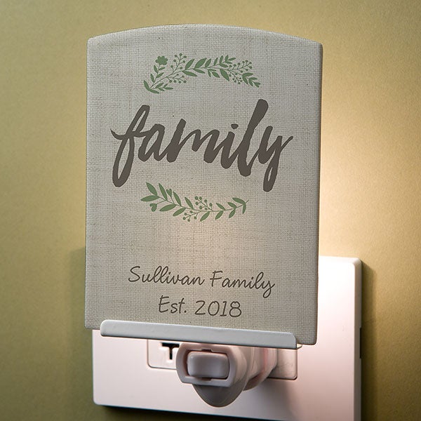 Personalized Night Light - Cozy Home - 21195