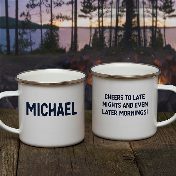 Custom Camping Mugs - Add Your Own Text - 21215