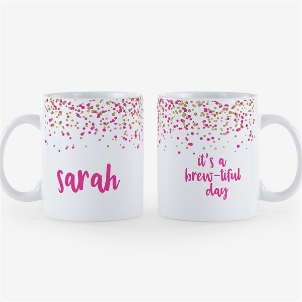 Sparkling Name Personalized Coffee Mugs - 21248