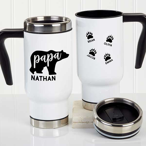 Personalized Papa Bear Mug