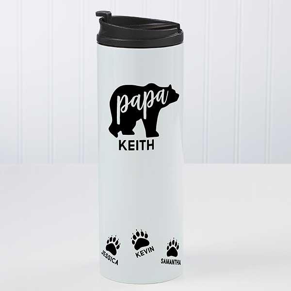 papa bear travel mug