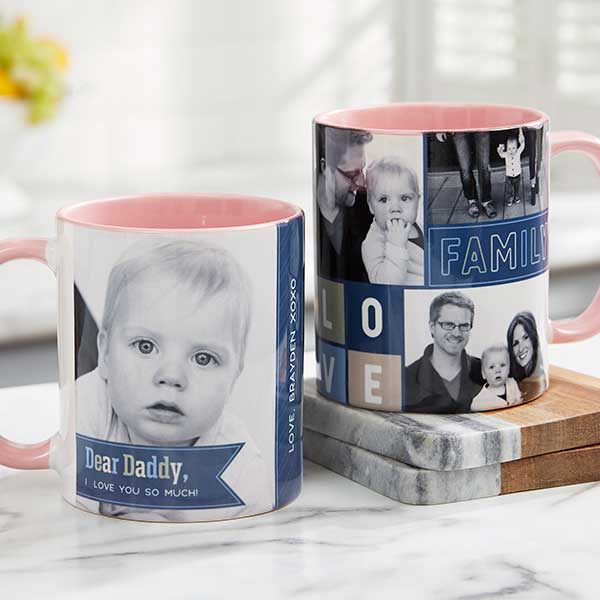 Dear Dad Personalized Photo Coffee Mugs - 21267