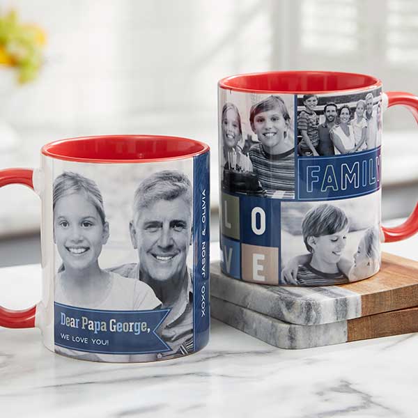 Dear Dad Personalized Photo Coffee Mugs - 21267