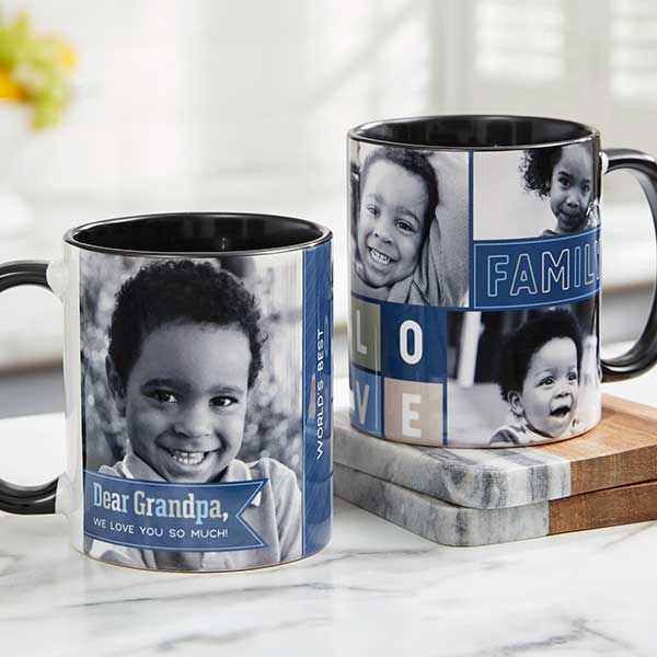 Dear Dad Personalized Photo Coffee Mugs - 21267