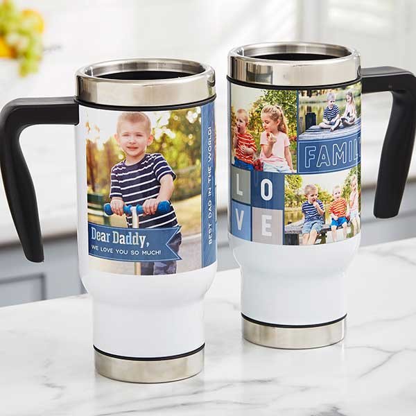 Loving Parents Personalized 14 oz. Commuter Travel Mug