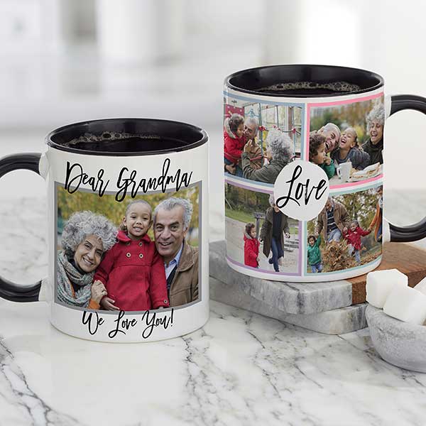 Personalized Mom Coffee Mugs - Love Photo Collage - 21278