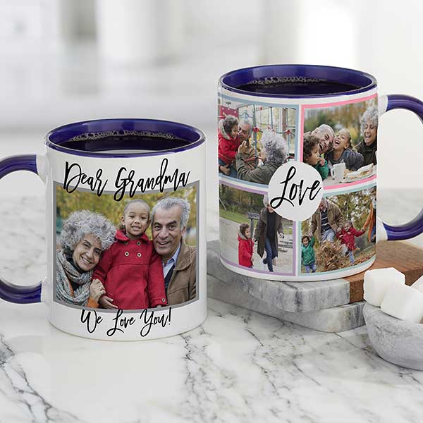 Personalized Mom Coffee Mugs - Love Photo Collage - 21278