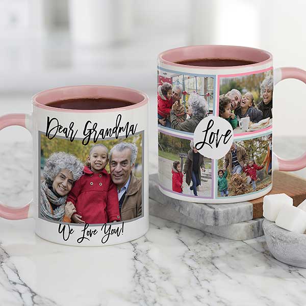 Personalized Mom Coffee Mugs - Love Photo Collage - 21278