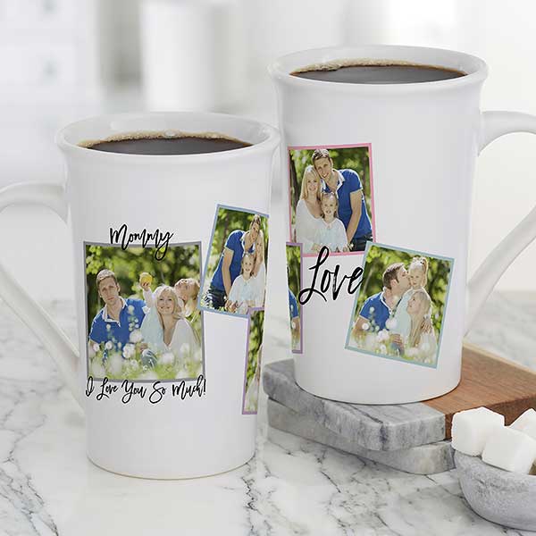 Personalized Mom Coffee Mugs - Love Photo Collage - 21278