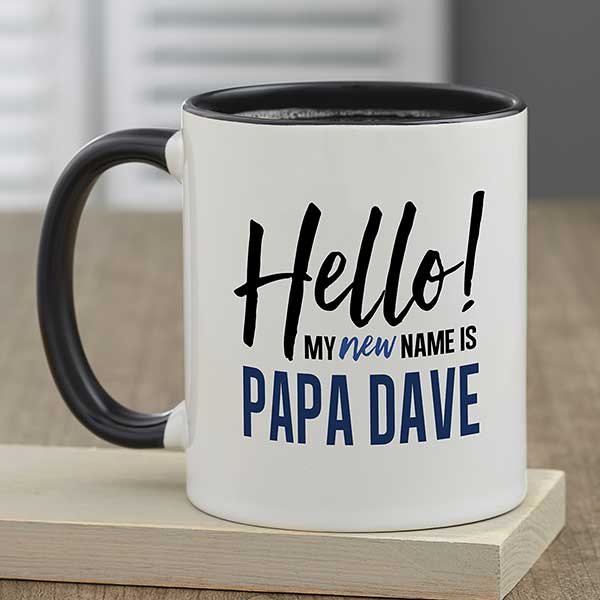 Pregnancy Announcement Mugs For Grandpa & Dad - 21389