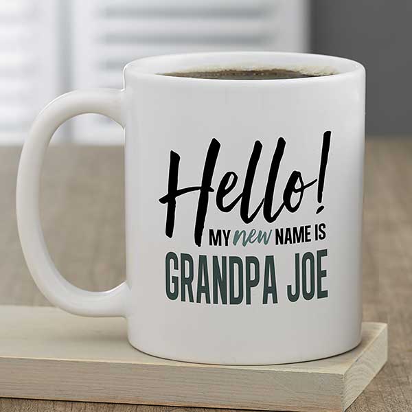 New Grandpa Gift Grandpa Mug Pregnancy Reveal Grandpa Pregnancy Announcement 