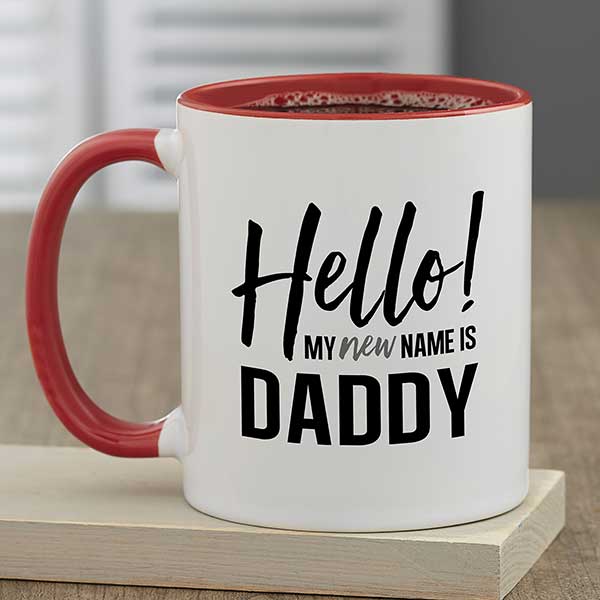 Pregnancy Announcement Mugs For Grandpa & Dad - 21389