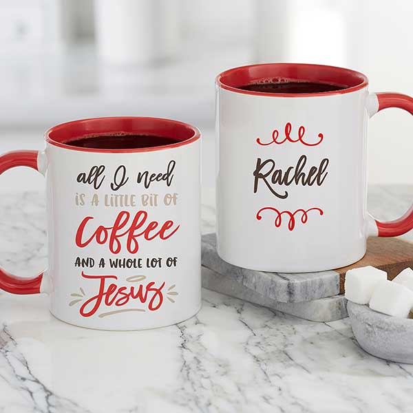 A Little Bit Of Coffee And Lot Red Mug A Little Bit Of Coffee And Lot Red Mug
