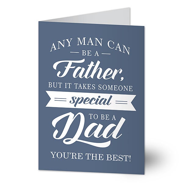 Personalized Father's Day Card - Special Dad - 21414