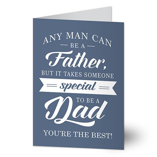Personalized Father s Day Card Special Dad Personalized Father s Day Card Special Dad