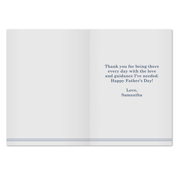 Personalized Father's Day Card - Special Dad