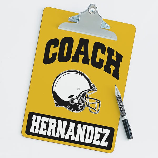 Personalized Clipboards For Football Coaches - 21418