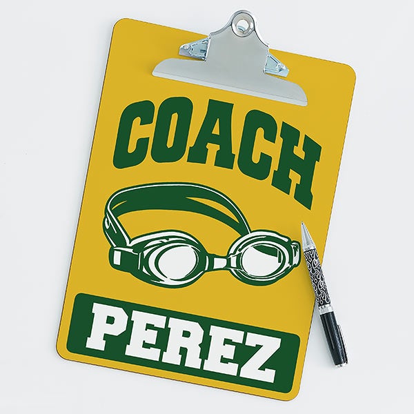 Personalized Clipboards For Swimming Coaches - 21421