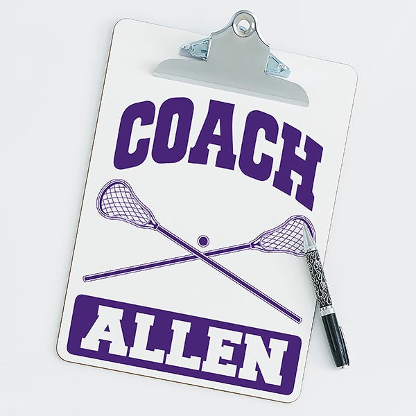 Personalized Clipboards For Lacrosse Coaches - 21425