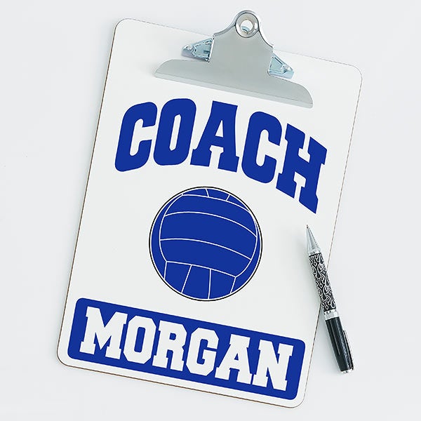 Personalized Clipboards For Volleyball Coaches - 21426