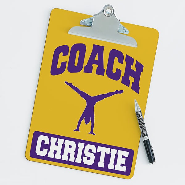 Personalized Clipboards For Gymnastics Coaches - 21430