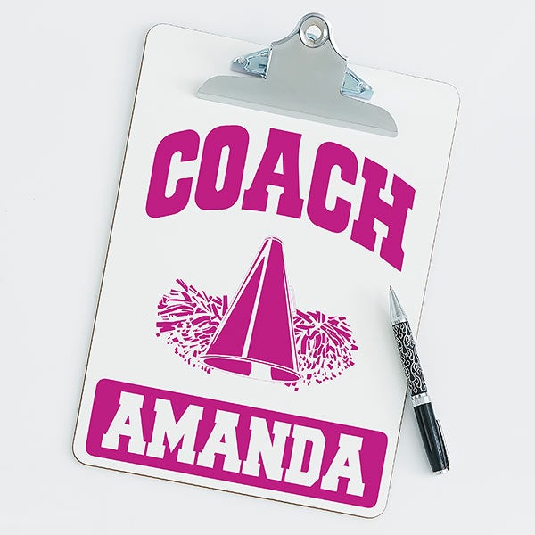 Personalized Clipboards For Cheerleading Coaches - 21431