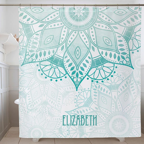 Mandala Personalized Shower Curtain Mandala Personalized Shower Curtain 21478