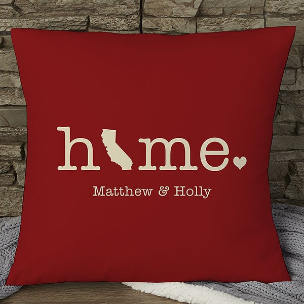 Home State Personalized Throw Pillows - 21527