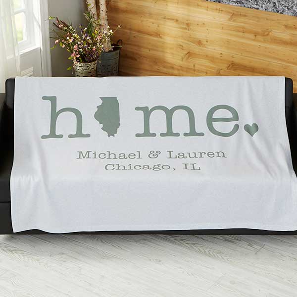 Home State Personalized Blankets - 21528