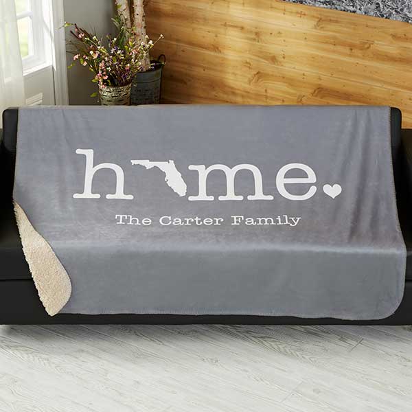 Home State Personalized Blankets - 21528