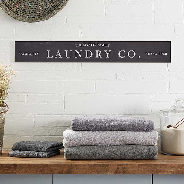 Personalized Laundry Room Sign - 21540