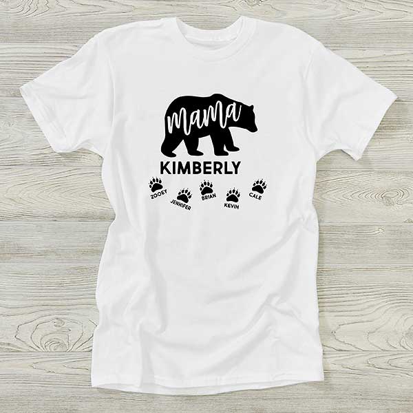 personalized mama bear shirt