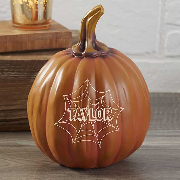 Personalized Pumpkins - Spiders & Spiderwebs - 21608