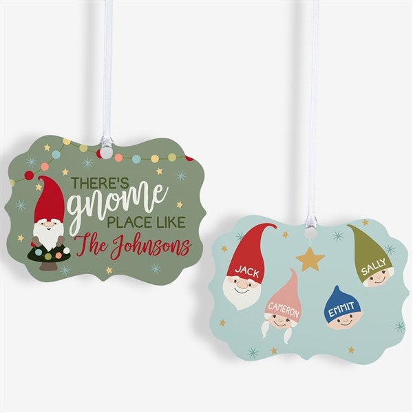 Personalized Gnome Family Christmas Ornament - 21667