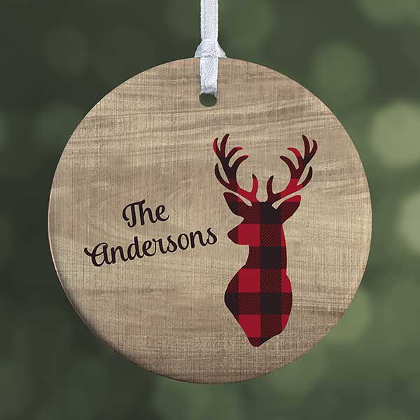 Personalized Christmas Ornaments - Cozy Cabin - 21687