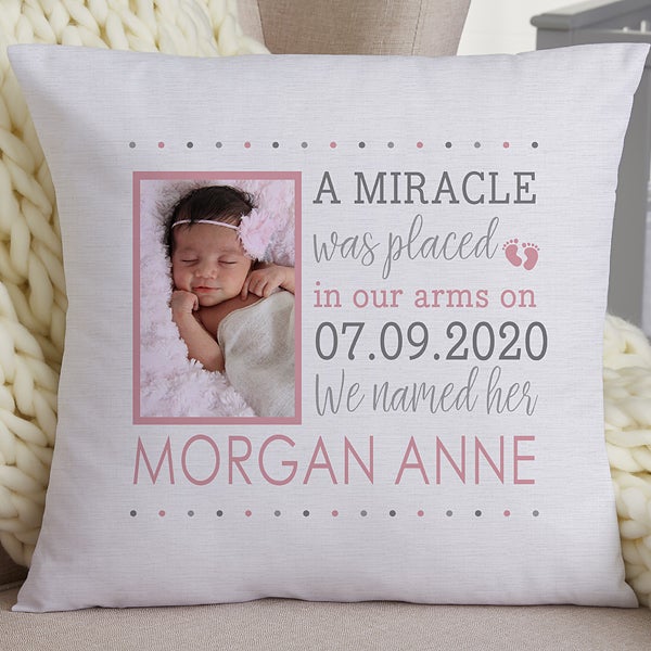 baby keepsake pillow
