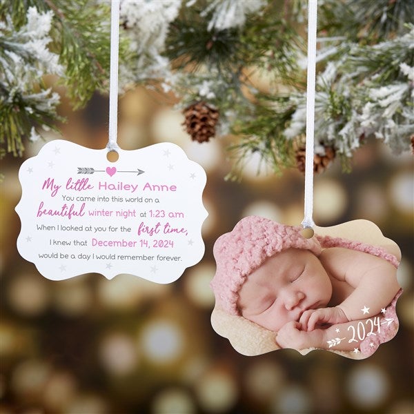 Baby Photo Ornament - Baby's Birth Story - 21696