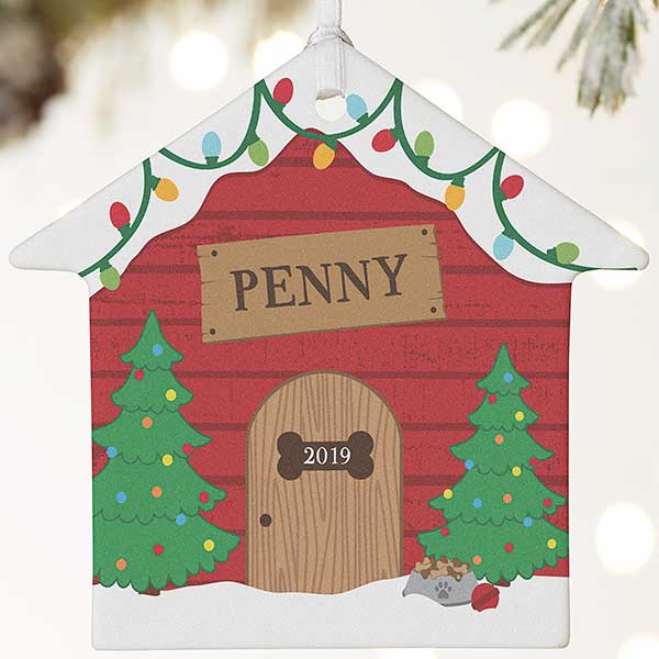 Good Dog! Personalized Dog House Ornament - 21698