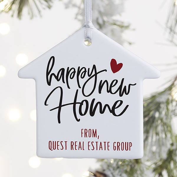 Happy New Home Personalized House Ornaments - 21699