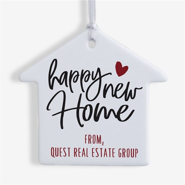 Happy New Home Personalized House Ornaments - 21699